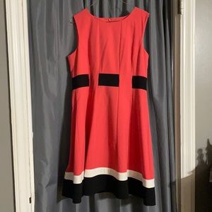 Calvin Klein coral dress